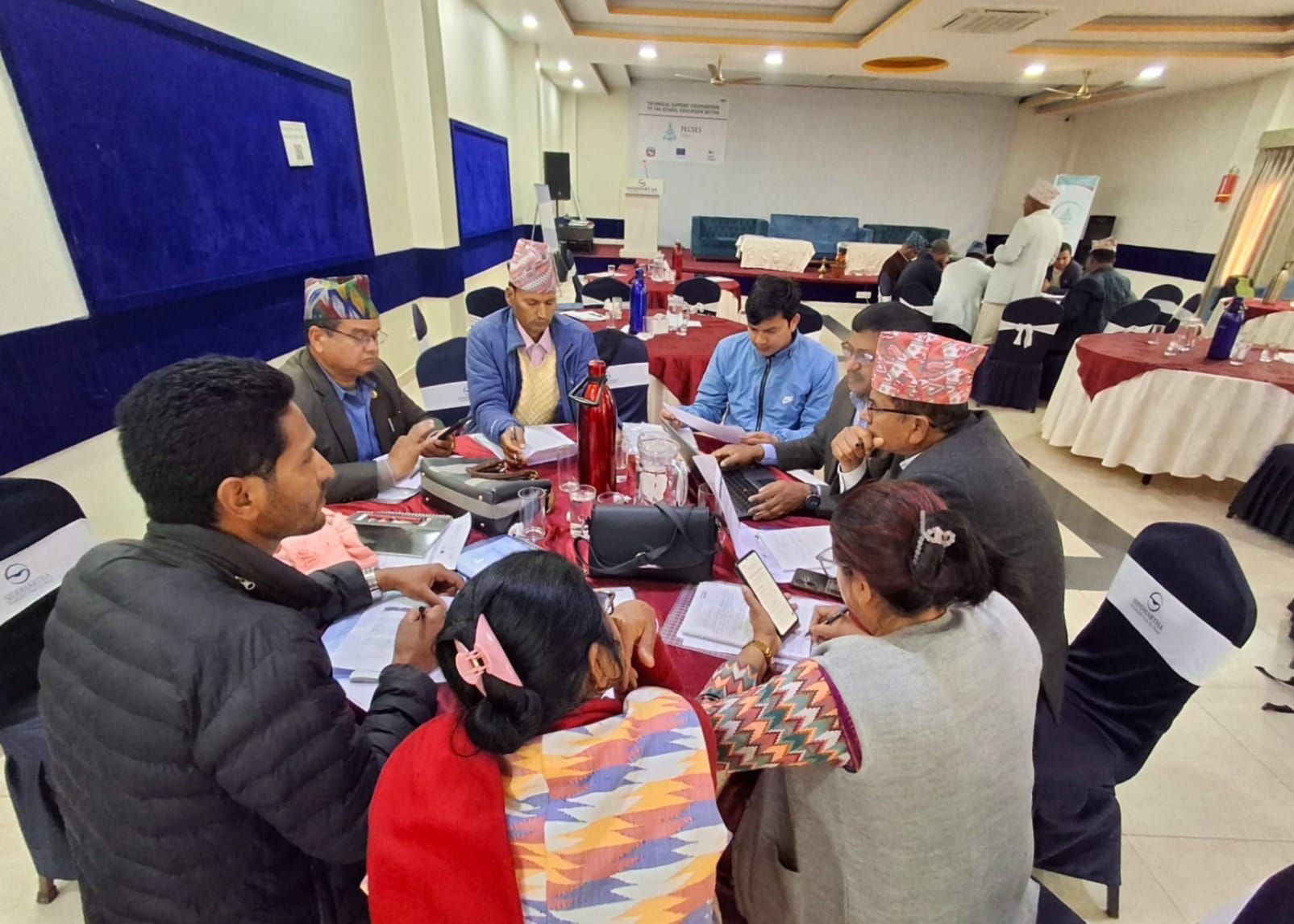 Stakeholders in Karnali taking part in a workshop