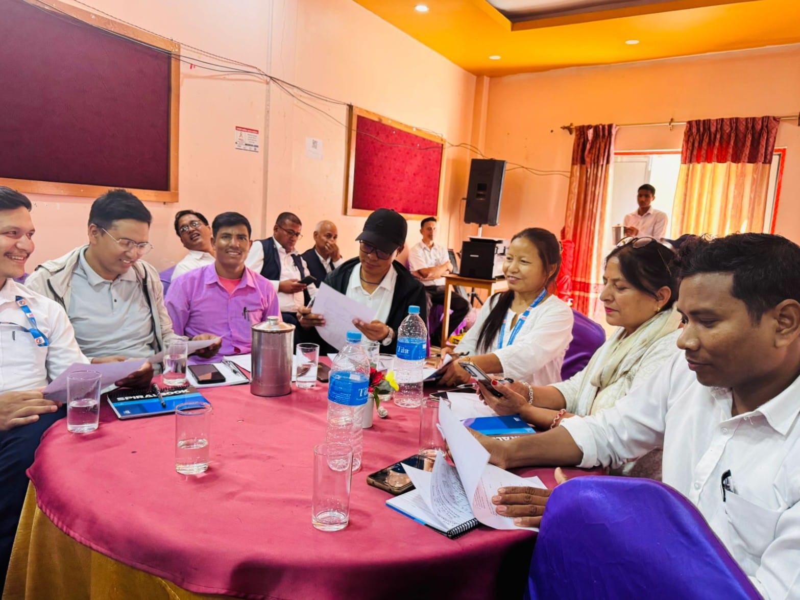 Educational professionals from Karnali province taking part in the training.