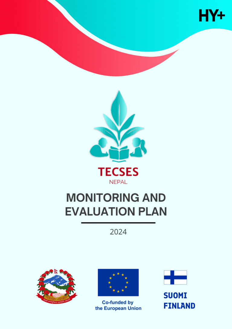 Cover of Monitoring and Evaluation Plan