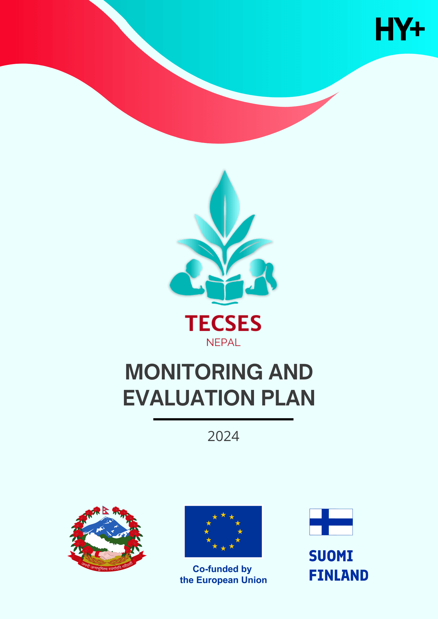 Cover of Monitoring and Evaluation Plan