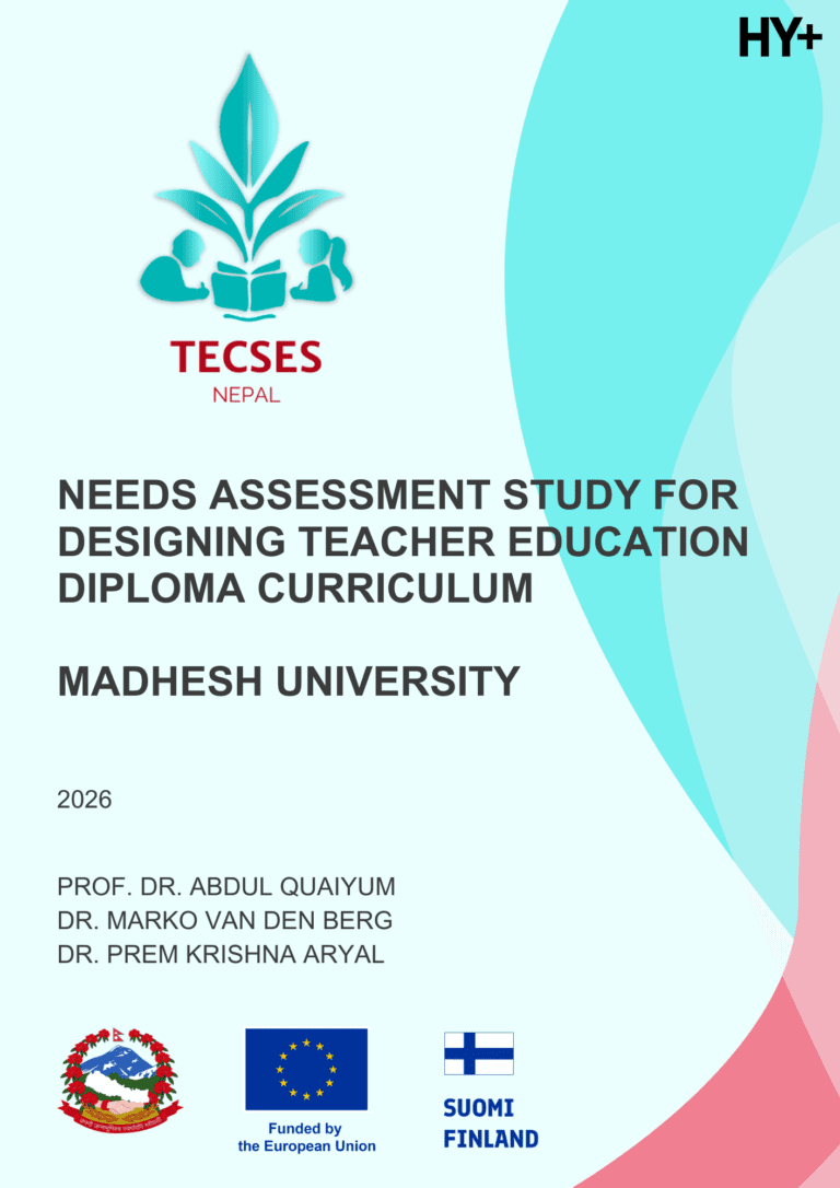 CNeeds Assessment Study for Designing Teacher Education Diploma Curriculum