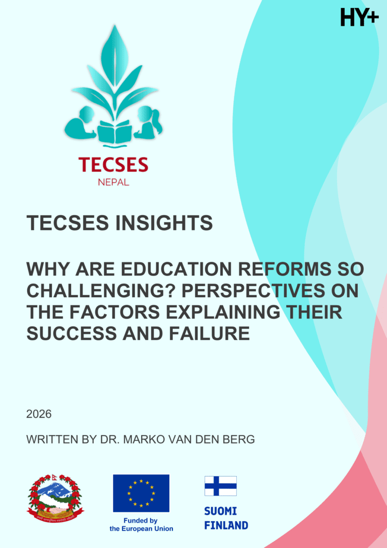 Cover of TECSES insights An overview of Singapore&rsquo;s teacher education system and its success factors (1)